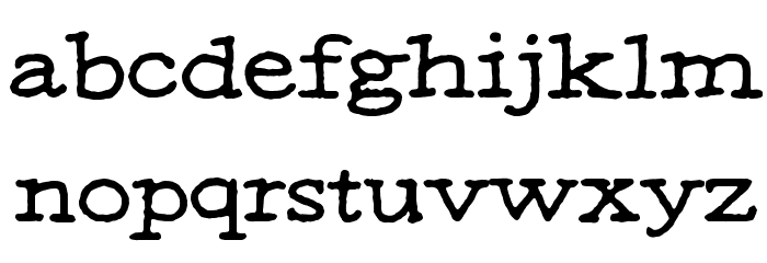MOA 1 Font LOWERCASE