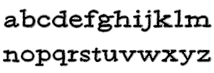 MOA 2 Font LOWERCASE