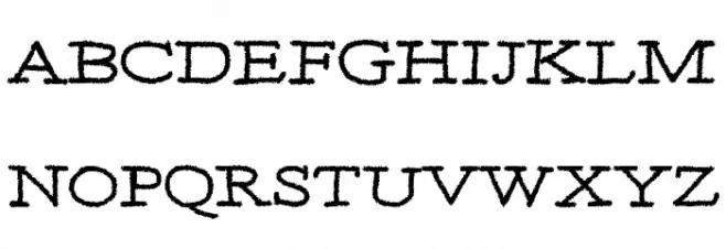 MOA 3 Font UPPERCASE