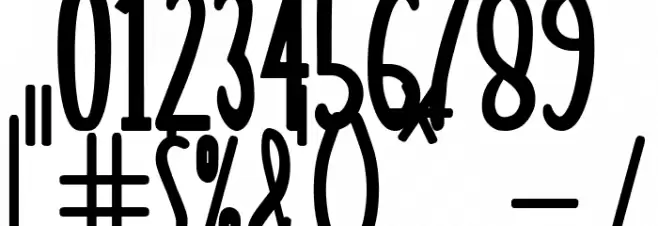 MOCCACHINO Font OTHER CHARS