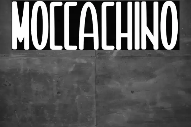 MOCCACHINO Font examples