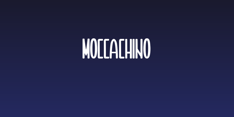 MOCCACHINO Social Header