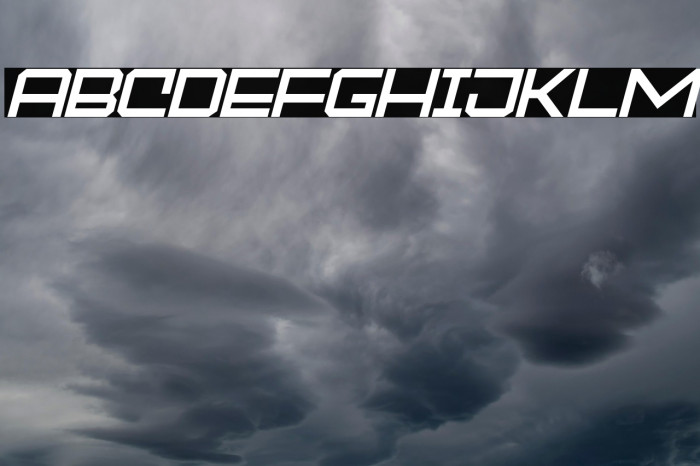 MOCKEJOEFONTSLANT Example 1