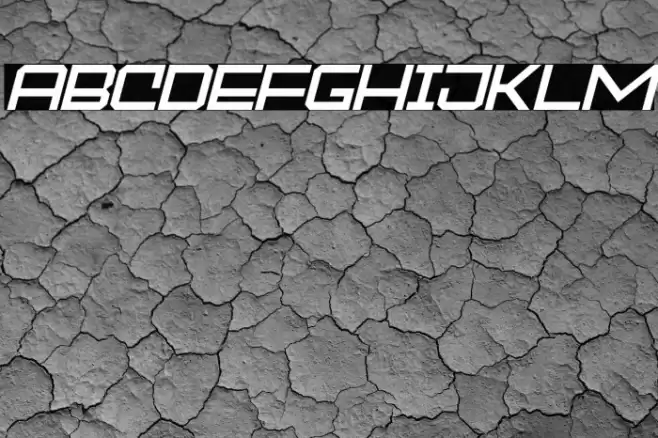 MOCKEJOEFONTSLANT Font examples