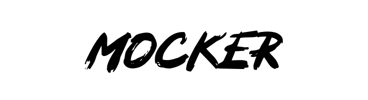 MOCKER  Frei Schriftart Herunterladen