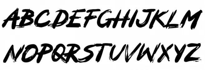 MOCKERRegular Schriftart Groß