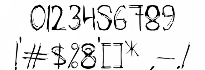 MODAZ Font OTHER CHARS