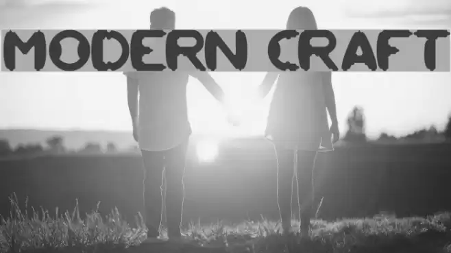 MODERN CRAFT Polices examples