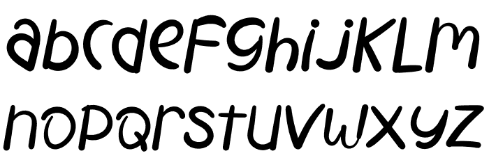 MODERN SCHOOL Font LOWERCASE