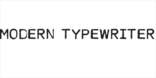 MODERN TYPEWRITER Logo