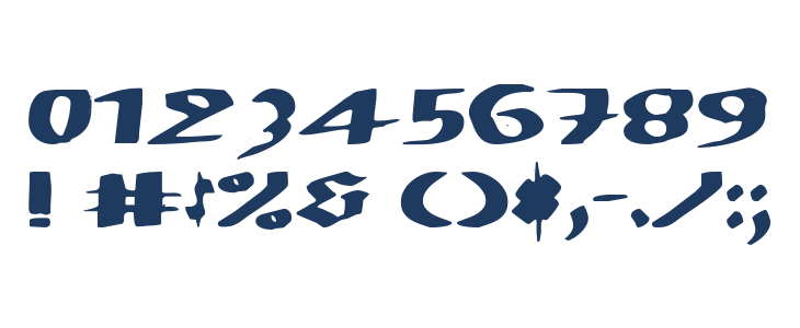 MODERN hand fraktur Other Characters