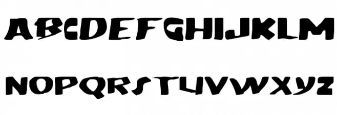 MODERN hand fraktur Schriftart Groß