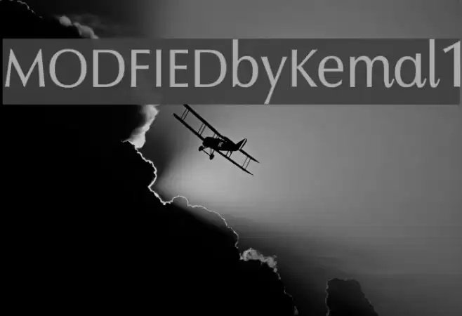 MODFIEDbyKemal1 Font examples