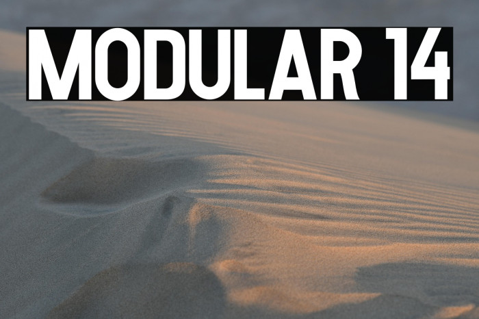 MODULAR 14 Example 1