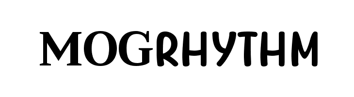 MOG rhythm Font