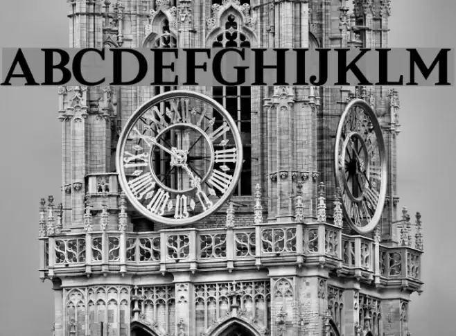 MOG rhythm Font examples