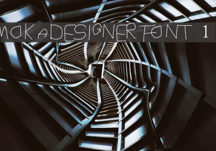 MOKADESIGNER FONT 1 Font examples