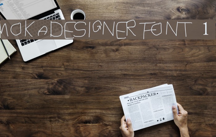 MOKADESIGNER FONT 1 Font examples