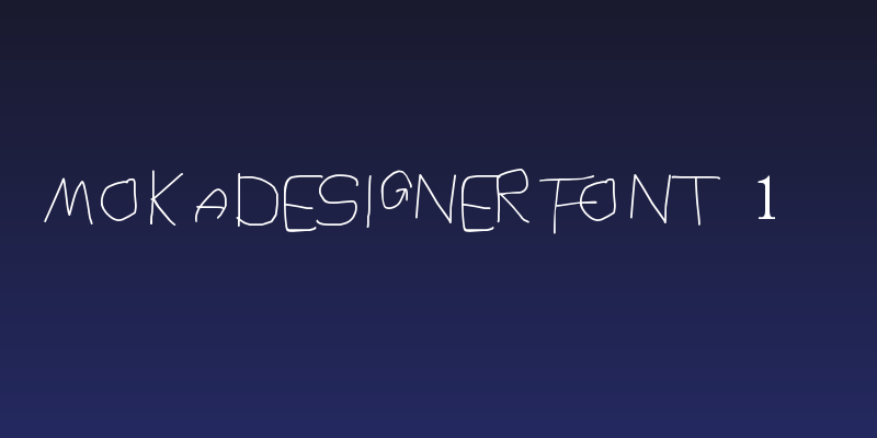 MOKADESIGNER FONT 1 Social Header