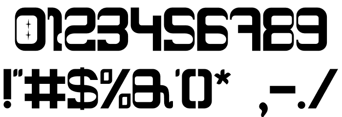 MOLECULES Font OTHER CHARS