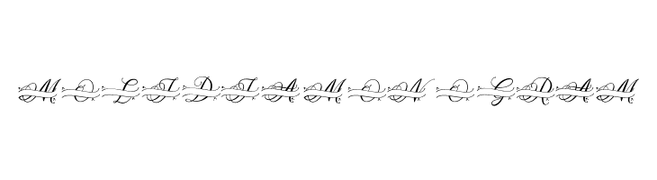 MOLIDIA MONOGRAM  font caratteri gratis