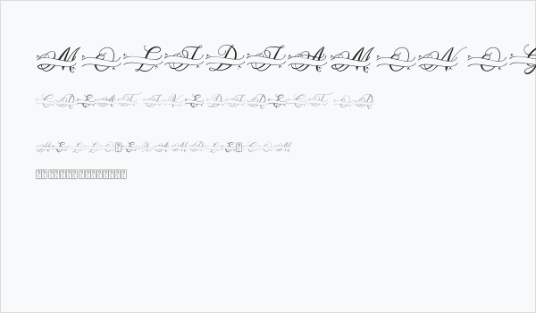 MOLIDIA MONOGRAM Business Card