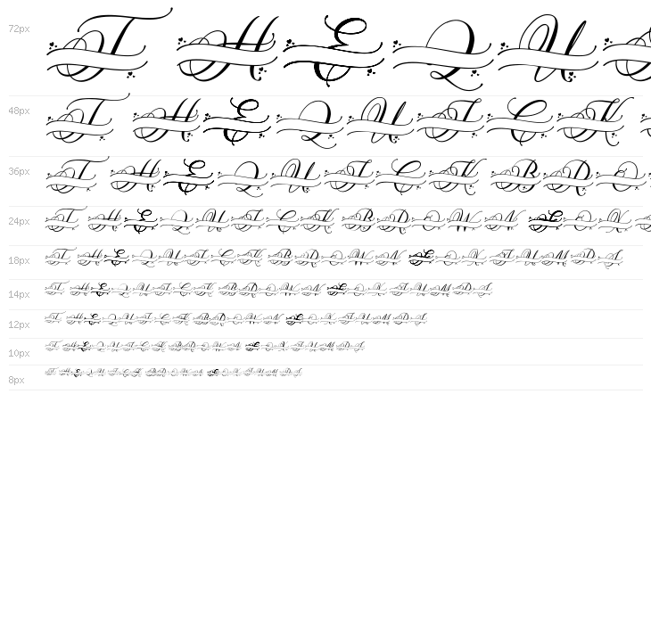 MOLIDIA MONOGRAM Waterfall