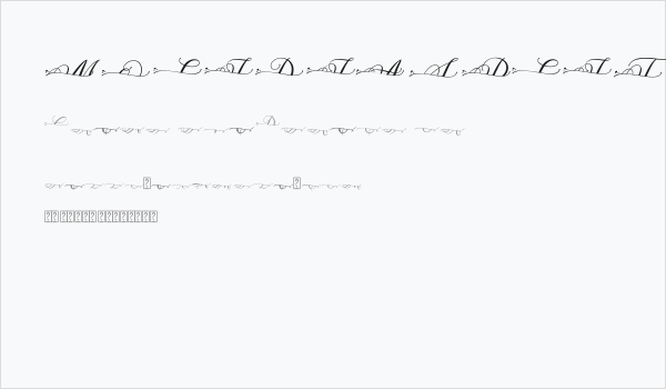 MOLIDIA SPLIT MONOGRAM Business Card