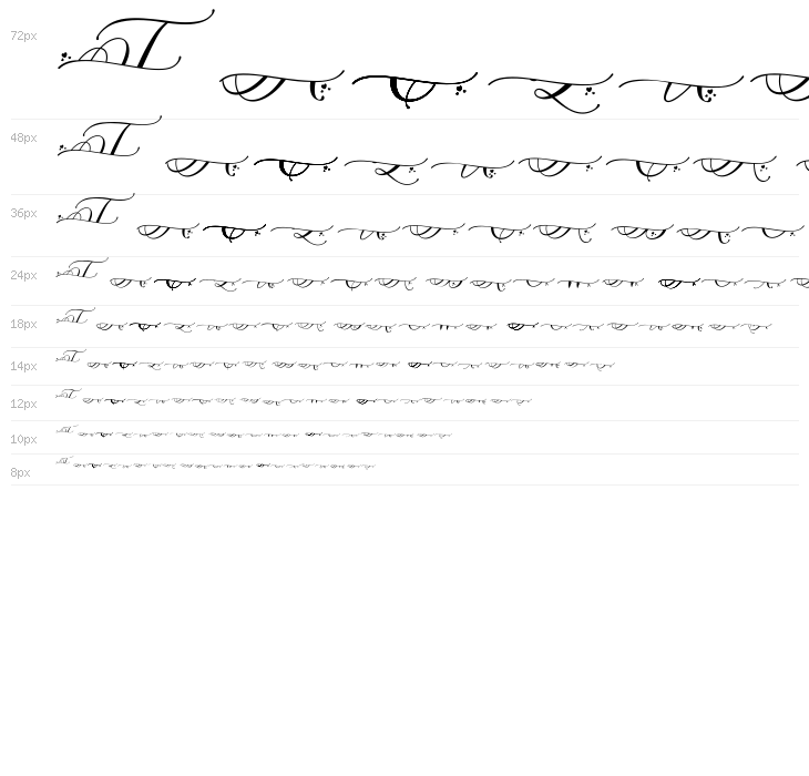 MOLIDIA SPLIT MONOGRAM Waterfall