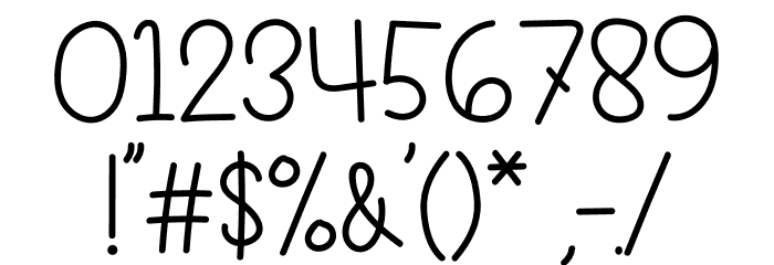 MOMOGIE Schriftart Anderer Schreiben