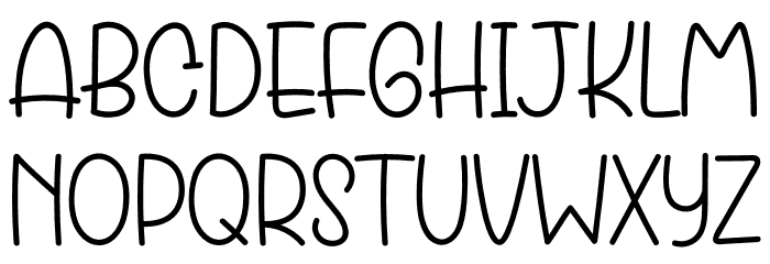 MOMOGIE Schriftart Gro&szlig;