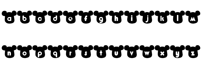 MOMO Font LOWERCASE