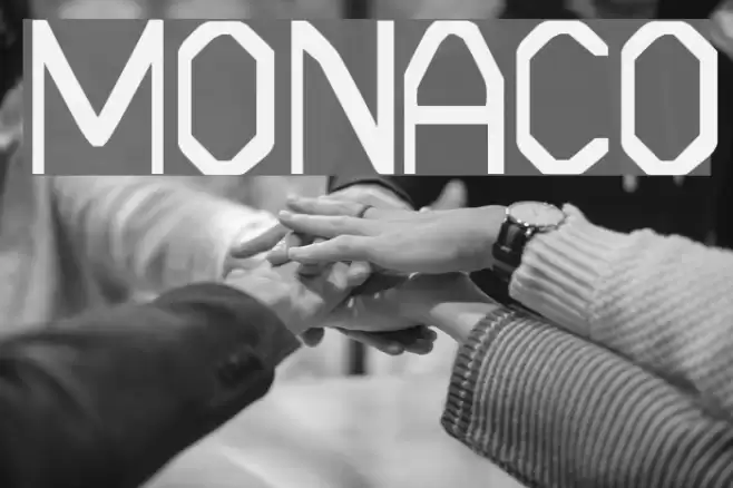 MONACO フォント examples