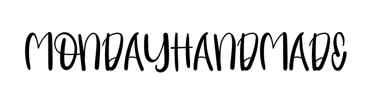 MONDAY HANDMADE  Free Fonts Download