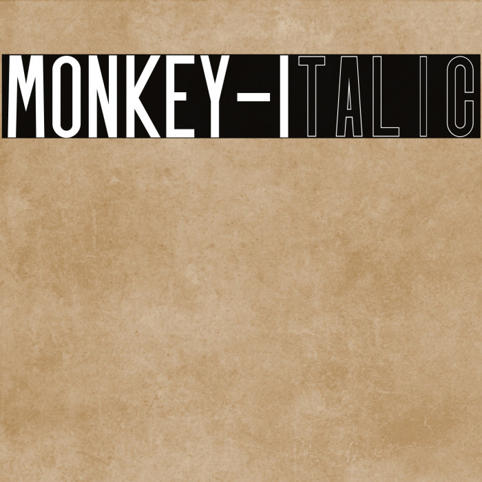 MONKEY-Italic Example 1
