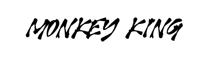 MONKEY KING  Frei Schriftart Herunterladen
