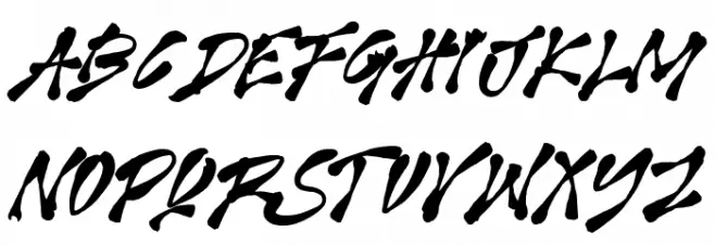 MONKEY KING Schriftart Groß