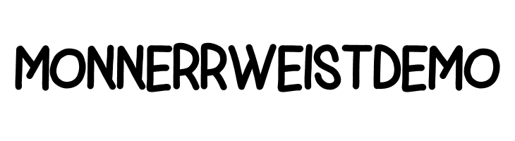 MONNERR WEIST DEMO  font caratteri gratis