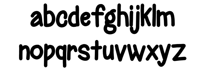 MONNERR WEIST DEMO Font LOWERCASE