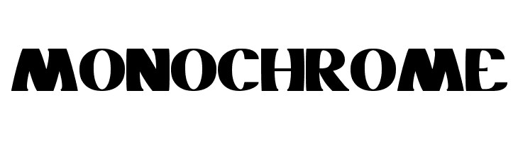 MONOCHROME  font caratteri gratis