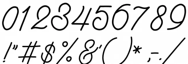 MONOCLEE DEMO Font OTHER CHARS