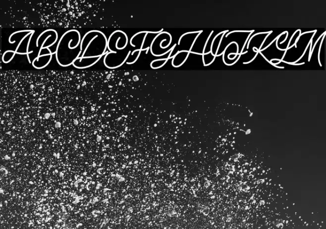 MONOCLEE DEMO Font examples