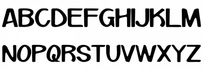 MONOCROME Schriftart Groß