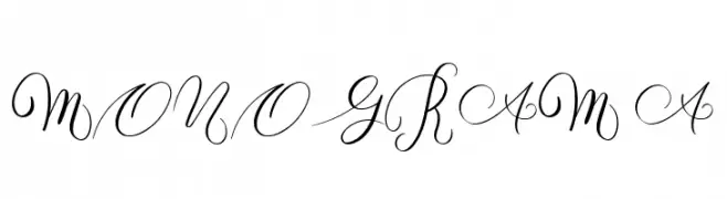 MONOGRAM A  baixar fontes gratis