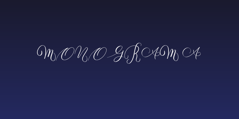 MONOGRAM A Social Header