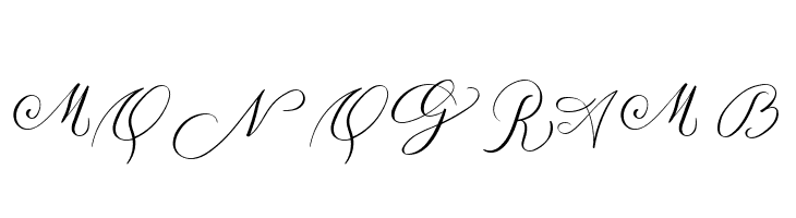 MONOGRAM B  フリーフォントのダウンロード