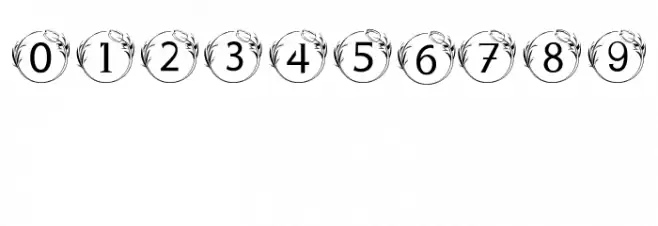 MONOGRAM BEAUTIFUL FLOWER Font OTHER CHARS