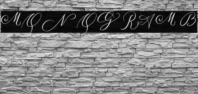 MONOGRAM B Example 3