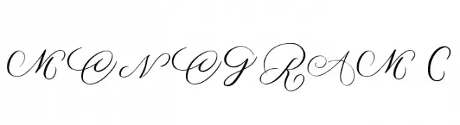 MONOGRAM C  フリーフォントのダウンロード
