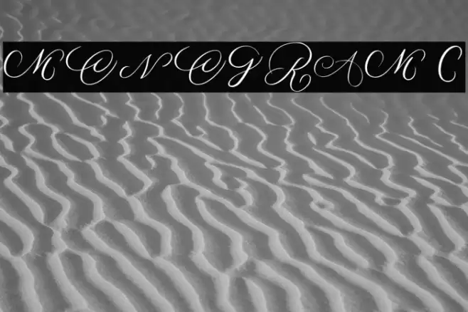 MONOGRAM C Fuentes examples